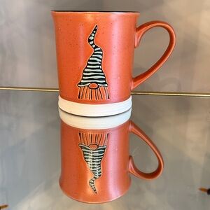Ceramic Mug with Whimsical Gnome